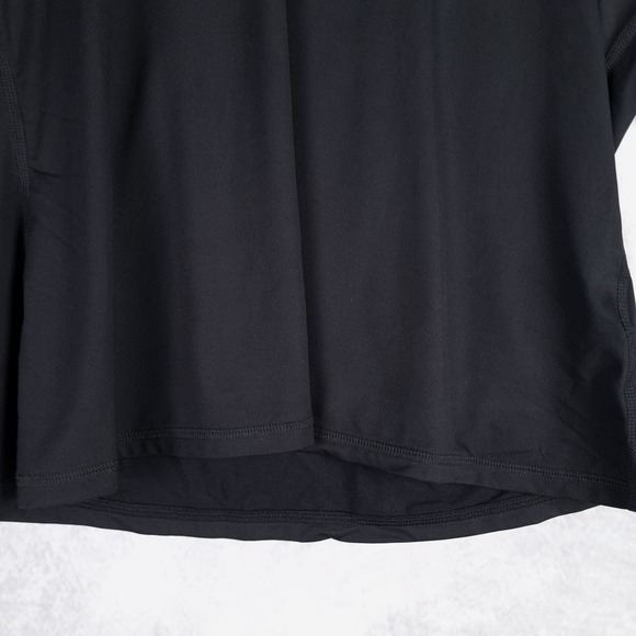 Boden Activewear Shirt Womens 14 Black Long Sleeve Wicking Stretch Pickleball - Picture 6 of 16